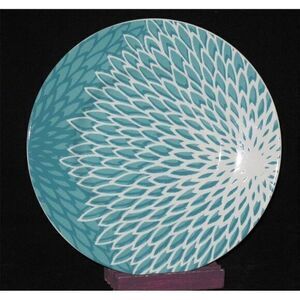 222‎ Fifth Astor Teal Salad Dessert Plate (s)